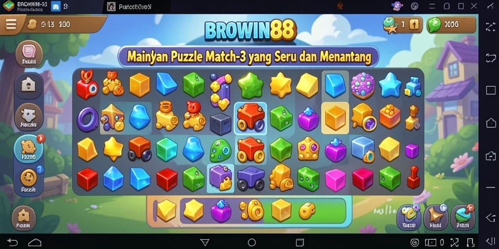 Tampilan antarmuka BROWIN88 yang menarik dan mudah digunakan.