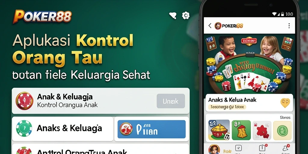 Antarmuka POKER88 dengan fitur kontrol orang tua yang intuitif.