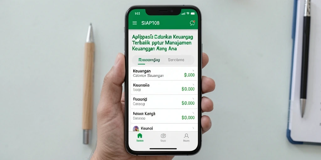 Tampilan antarmuka SIAP108 yang sederhana dan fungsional.