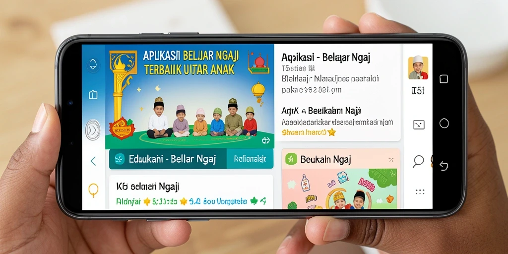 Screenshot antarmuka aplikasi T6 yang menarik dan edukatif.